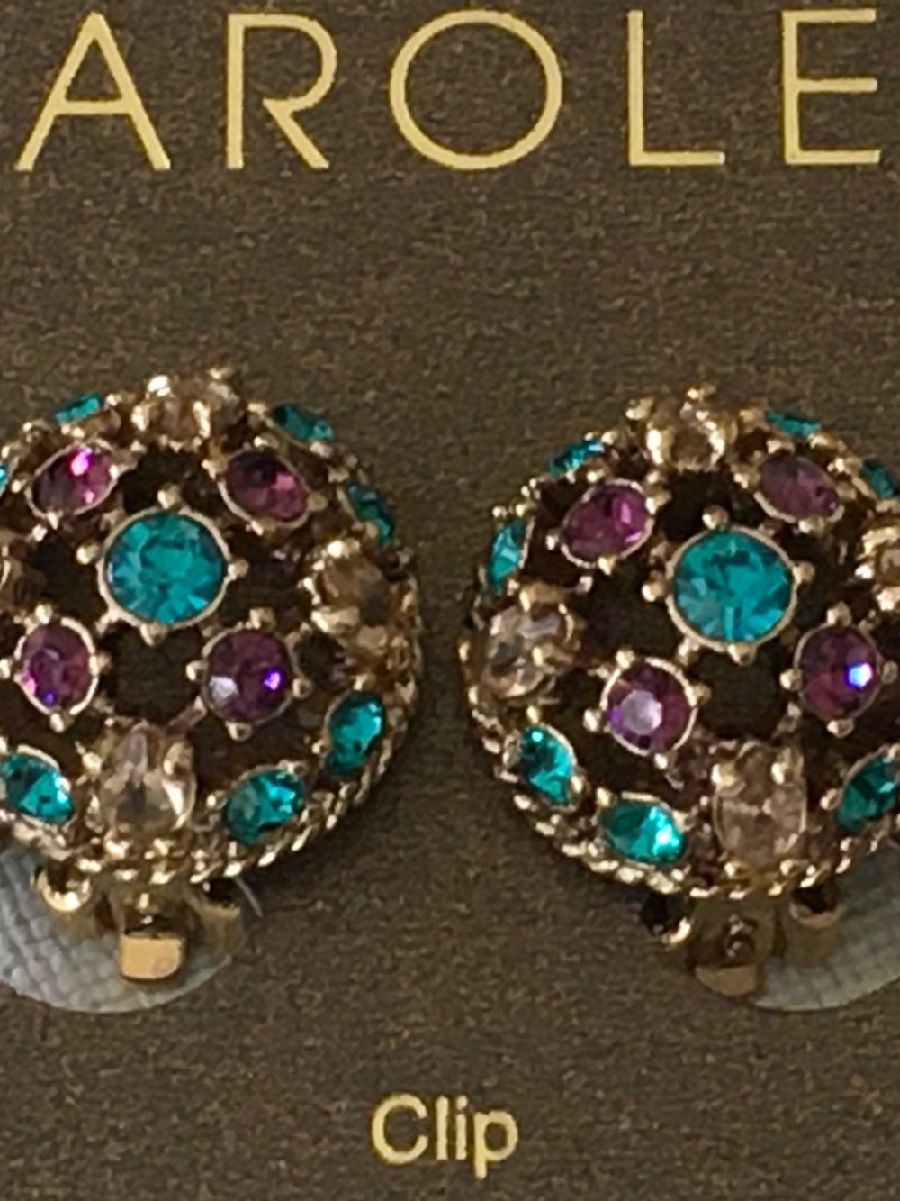 Carolee Vintage Clip-on Earrings